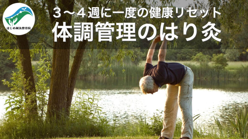 体調管理のはり灸